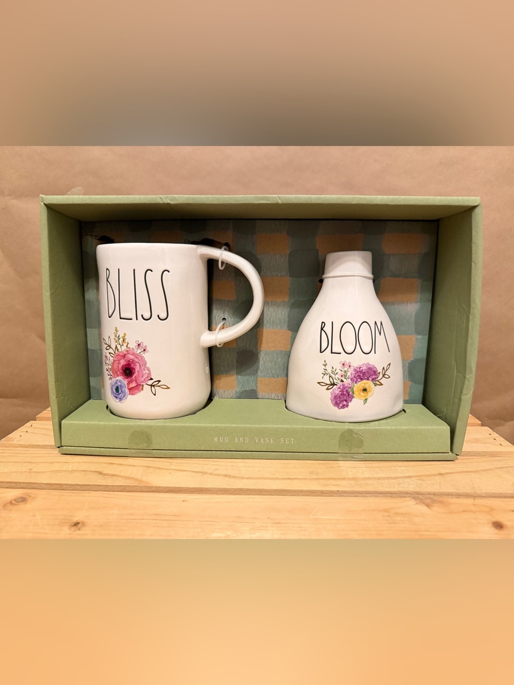 Rae Dunn Bloom & Bliss Mug and Vase Set
